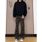 1506/QJ88080/P46美式复古连帽外套男秋冬新款宽松休闲百搭卫衣1，女装短外套，星座1506