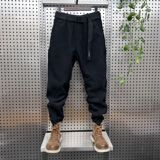 1506/QH11100/P46秋新款宽松男士纯色休闲哈伦裤男束脚工装裤，男装工装外套，星座1506