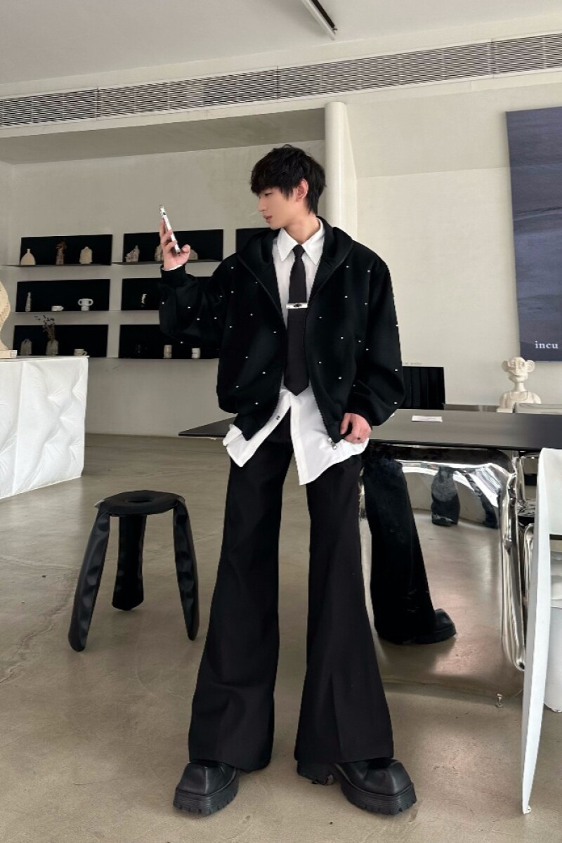 1506/QA2420/P59美式连帽卫衣男女休闲百搭宽松开衫上衣2,男装卫衣,星座1506