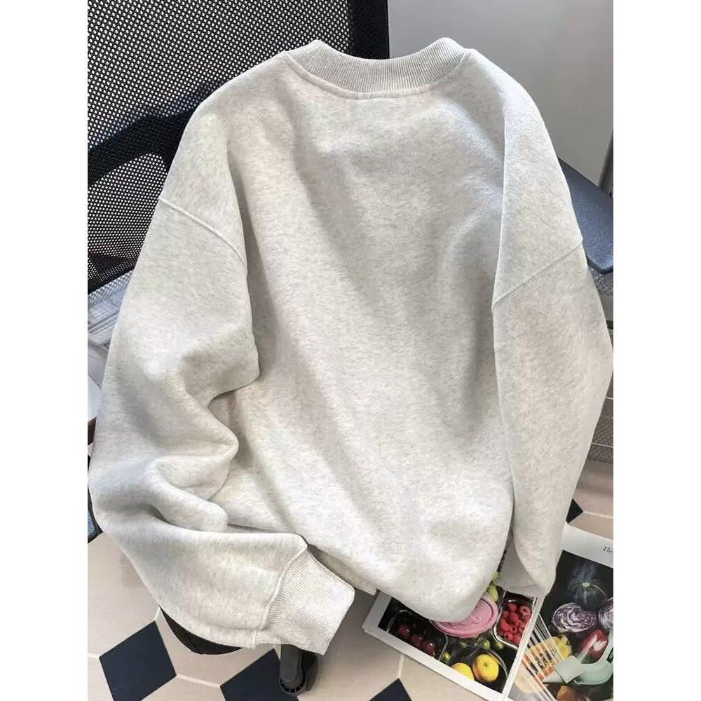 1506/QH600/P36印花秋冬卫衣男春秋季韩版新款圆领宽松上衣1,男装卫衣,星座1506