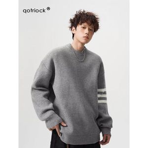 1506/QR-M4650/P53圆领毛衣针织衫男潮牌帅气秋冬季打底衫，男装T恤，星座1506