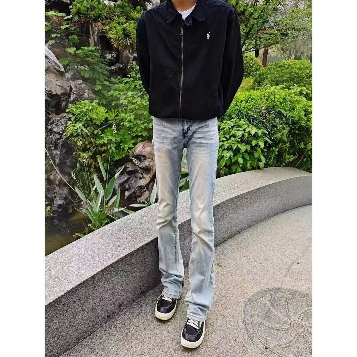 1506/Q85260/P52潮男新款牛仔裤嘻哈ins潮高街潮流痞帅长裤,男装牛仔裤,星座1506