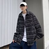 1506/Q77150/P49小香风夹克男潮牌宽松外套秋季休闲百搭上衣潮1，男装夹克，星座1506