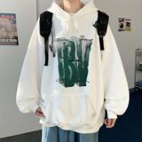 1506/QR80490/P43美式重磅连帽卫衣男春秋季设计感帽衫情侣外套，女装短外套，星座1506