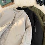 1506/312/P80保暖潮牌宽松夹克高街加厚ins棒球棉衣服外套痞帅，男装夹克，星座1506