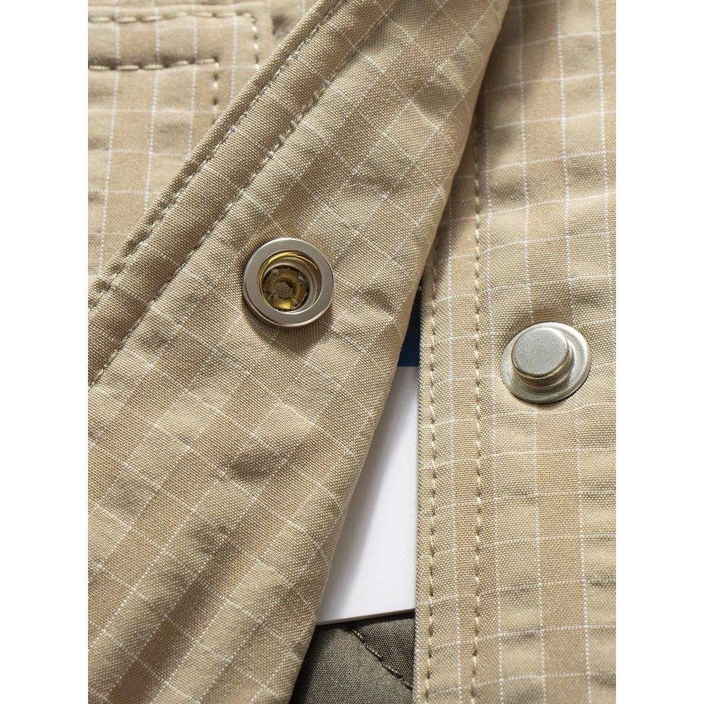 1506/M93321/P84复古阿美咔叽男纯色无领棉衣棉服外套2,男装棉衣,星座1506