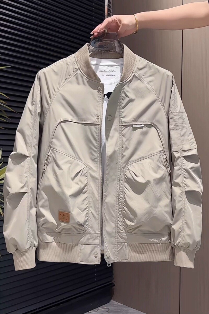 1506/Q76520/P64棒球服夹克男2025秋季新款潮牌工装飞行员外套,男装夹克,星座1506