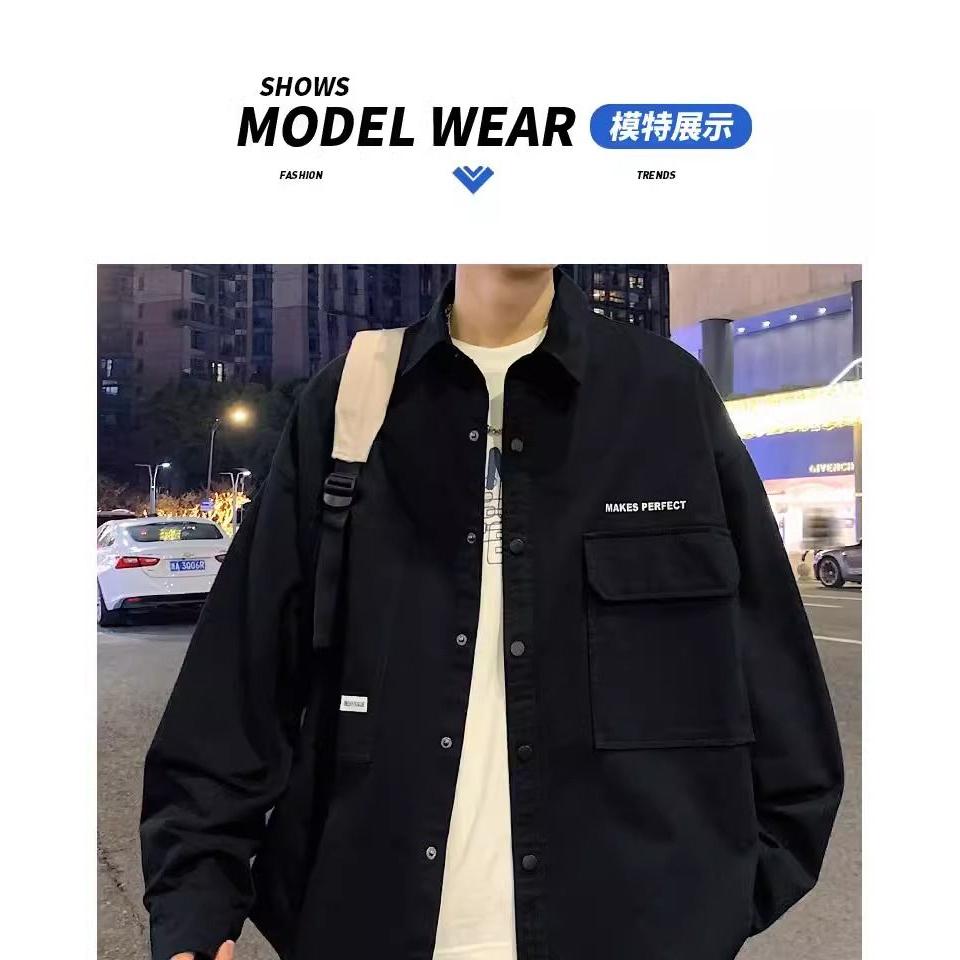 1506/Q22480/P39春秋季高品宽松新款工装开衫外套日系休闲装1,男装工装外套,星座1506