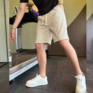 1506/QG2270/P37潮牌休闲裤男士2025夏季短裤宽松速干痞帅沙滩裤图片