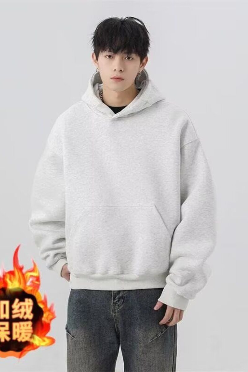 1506/QY161JR0/P41短款连帽加绒卫衣男女秋冬纯色套头外套1,女装短外套,星座1506
