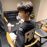 1506/QT11430/P40个性刺绣宽松短袖男女情侣T恤半袖上衣ins百搭，男装T恤，星座1506
