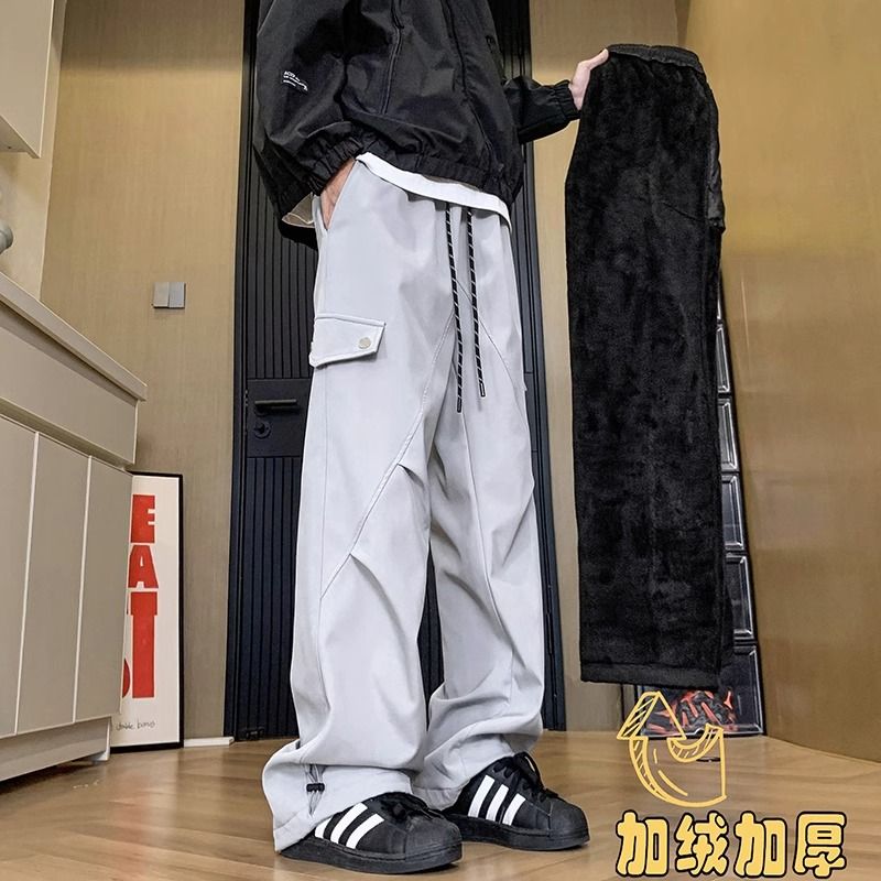1506/QRK200/P46秋冬季大码工装裤宽松直筒休闲运动长裤2,男装工装外套,星座1506