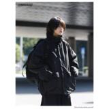 1506/QJ570/P73多口袋机能工装立领宽松男女防泼水冲锋衣1，男装夹克，星座1506
