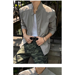 1506/Q248/P42新款休闲防晒立领宽松夹克防晒服防晒衣图片