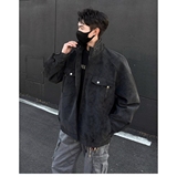 1506/QM0610/P90秋痞帅外套男潮牌日系原宿风韩版潮流宽松夹克3，男装夹克，星座1506