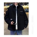 1506/Q22480/P39春秋季高品宽松新款工装开衫外套日系休闲装1，男装工装外套，星座1506