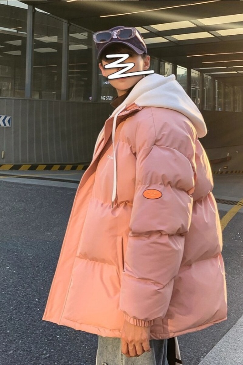 1506/Q6180/P69棉衣男冬季加厚保暖棉服外套假两件连帽棉服2,男装棉衣,星座1506