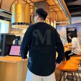 1506/QW1200/P42秋季新款百搭刺绣简约圆领卫衣打底上衣3，男装T恤，星座1506