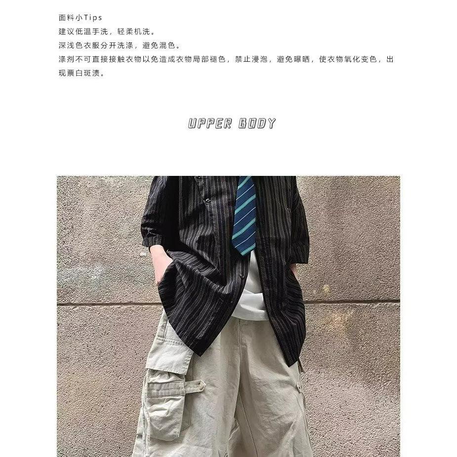 1506/QHR680/P54嘻哈宽松口袋冲锋裤男士工装短裤五分裤衩休闲裤,男装牛仔裤,星座1506
