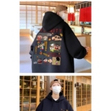 1506/QHL1420/P39美式连帽卫衣男款重磅大码潮牌衣服3，男装卫衣，星座1506