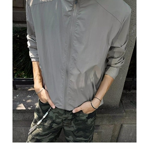 1506/Q248/P42新款休闲防晒立领宽松夹克防晒服防晒衣图片