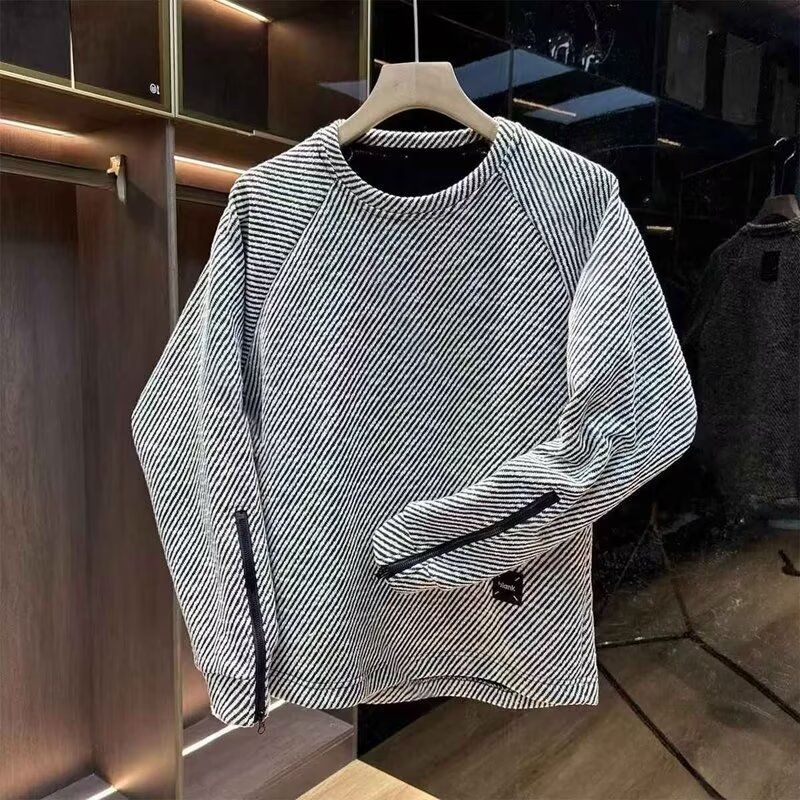 1506/QT4040/P45秋冬卫衣男秋季圆领宽松上衣chic港风潮流2025年,男装卫衣,星座1506