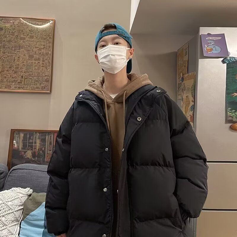 1506/Q17260/P44韩系棉服外套男士冬季棉衣加厚宽松立领面包服3,男装棉衣,星座1506