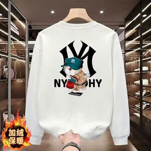 1506/QV10440/P38印花秋冬卫衣男春秋季韩版新款圆领宽松上衣2