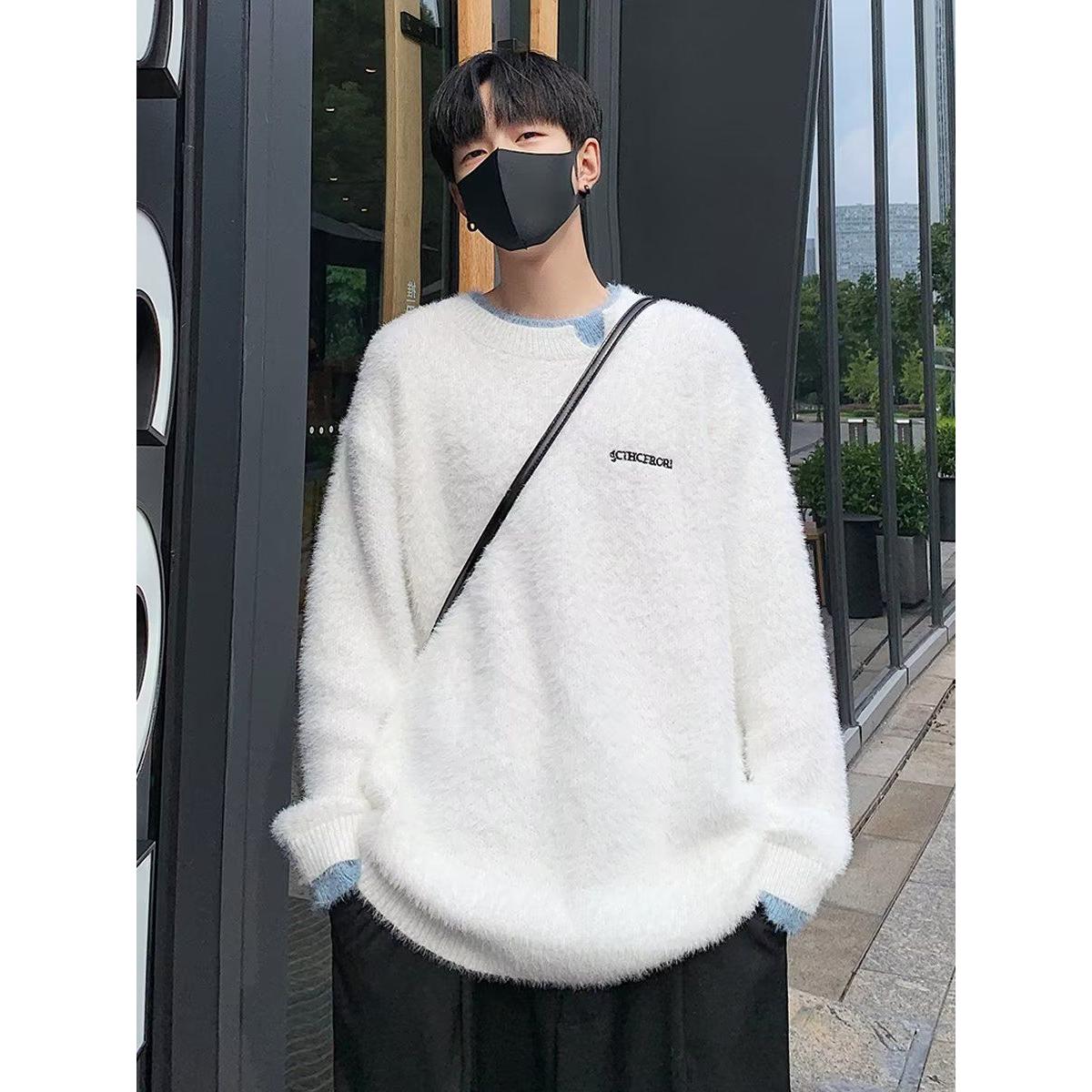 1506/Q23390/P62高街美式针织衫秋季新款内搭打底衫长袖毛衣2,男装T恤,星座1506