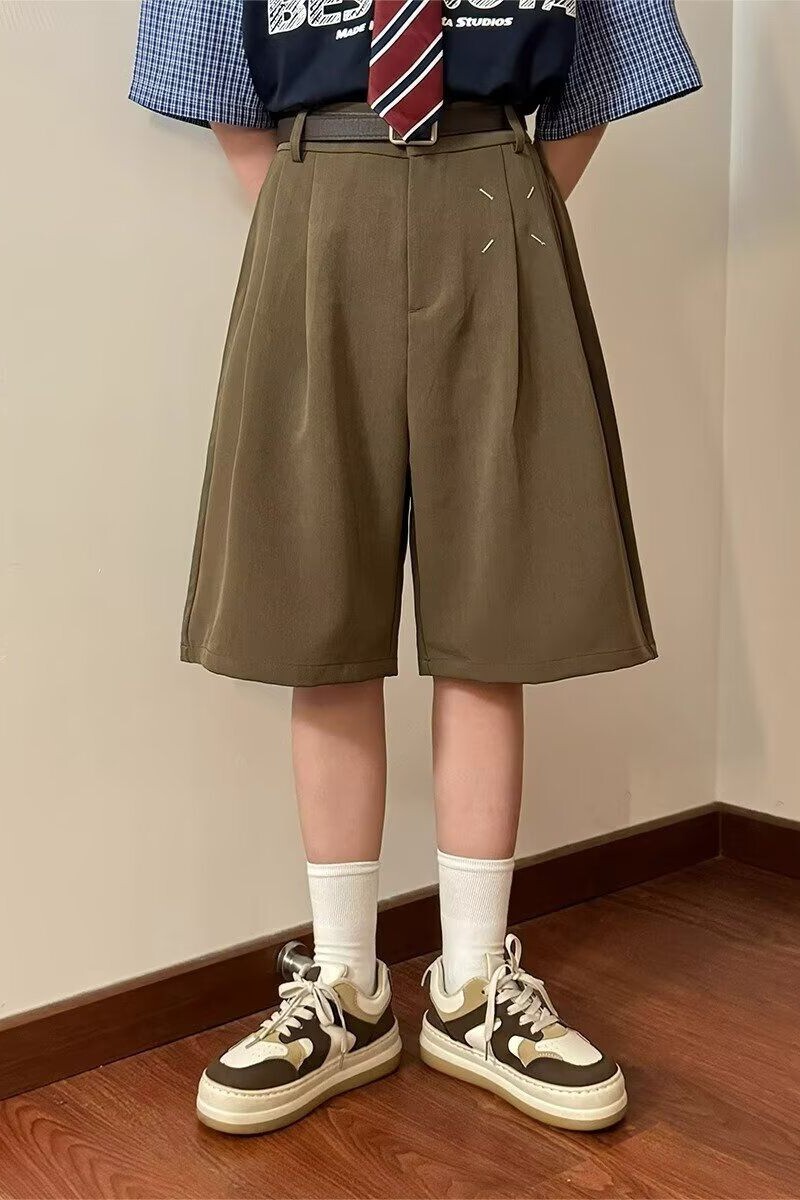 1506/Q3430/P36夏季美式短裤男潮牌小众宽松大码运动休闲五分裤子,男装牛仔裤,星座1506