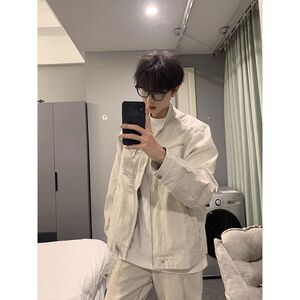 1506/QPX960020/P64原版质量米白色男士夹克2025年图片