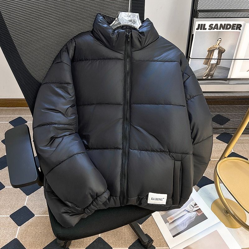1506/Q5210/P54日系纯色基础款棉服男冬季情侣面包服1图片