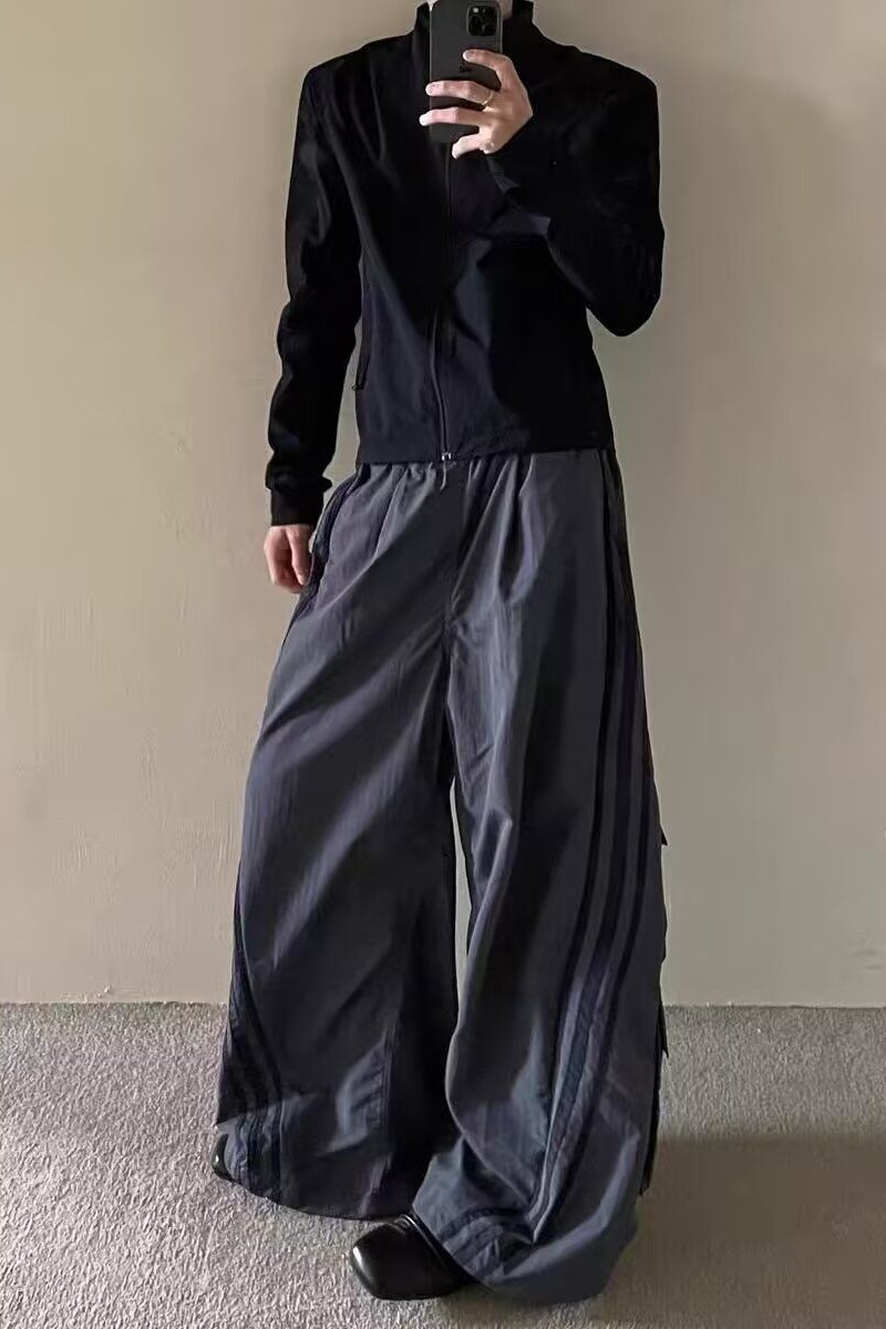 1506/QK1530/P62原小众os不多的不对称阔腿裤男女宽松休闲裤男女,女装休闲裤,星座1506