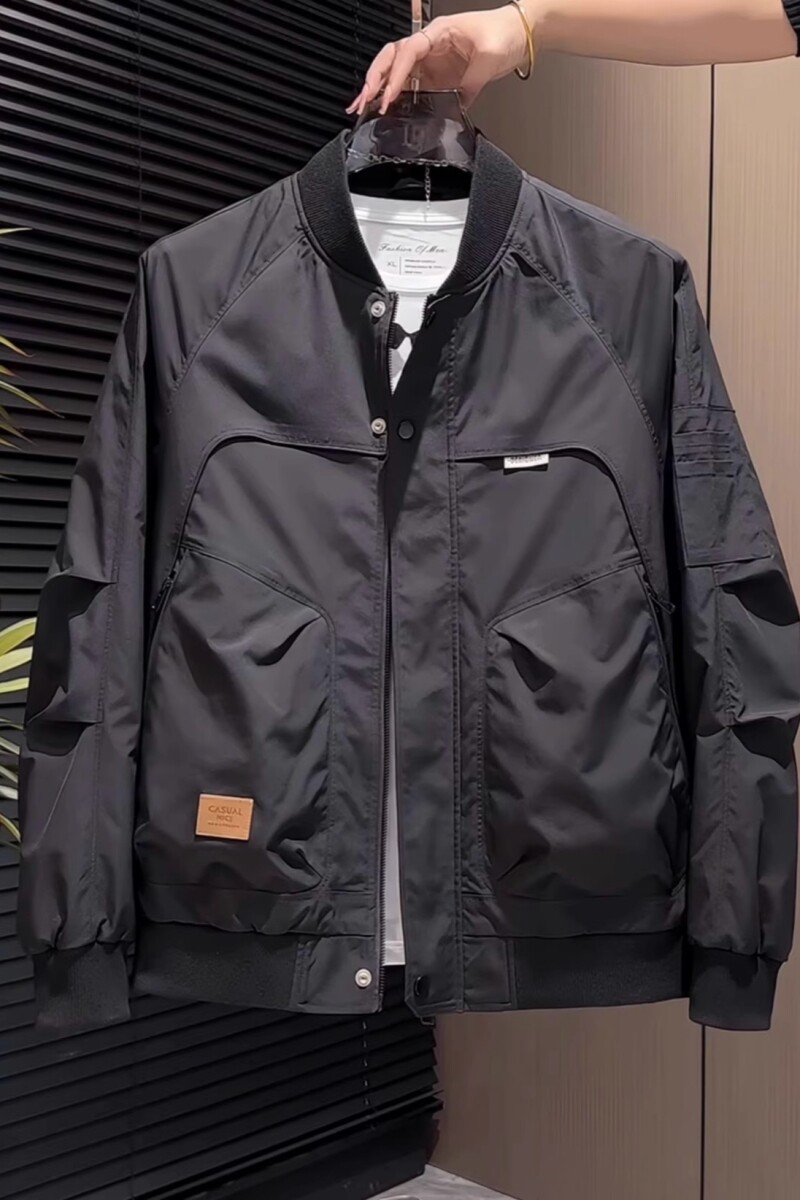 1506/Q76520/P64棒球服夹克男2025秋季新款潮牌工装飞行员外套1,男装夹克,星座1506