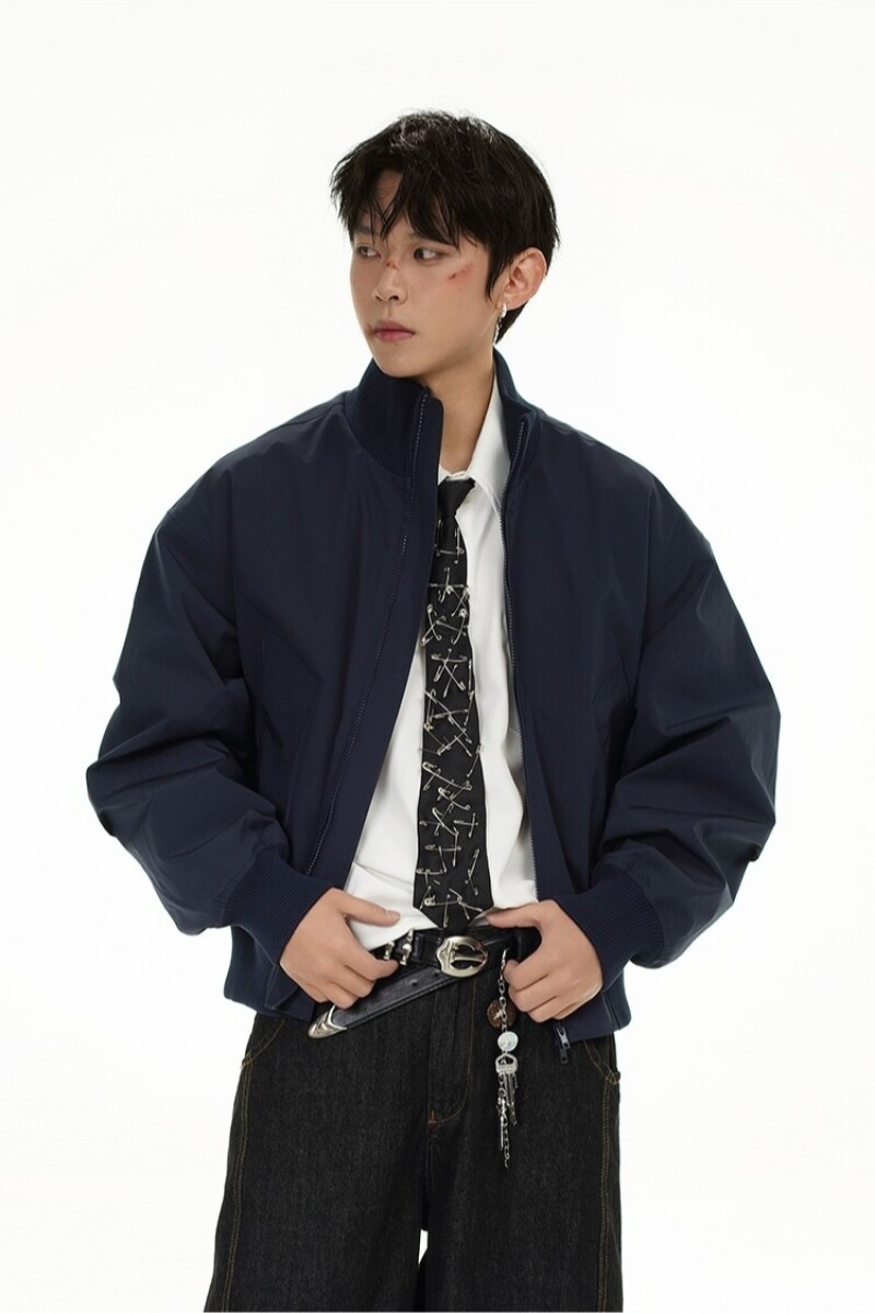 1506/QD50/P49美式复古教练夹克立领冲锋衣男秋休闲宽松飞行外套1,男装夹克,星座1506