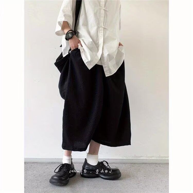 1506/QK1740/P46夏季美式短裤男潮小众宽松大码运动休闲五分裤子图片