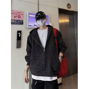 1506/QCL-YT070/P66新款卫衣港风宽松简约连帽卫衣开衫男女同款，男装卫衣，星座1506
