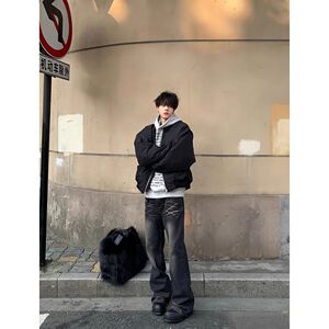1506/Q7770/69【可二开】飞行员夹克外套新款棉衣男女美式棉袄图片