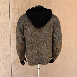 1506/QX0560/P58秋冬美式连帽针织衫男士时尚拉链开衫外套1图片