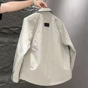 1506/QS80900/P70秋季新款时尚薄款衬衫男百搭高品质韩版夹克1图片