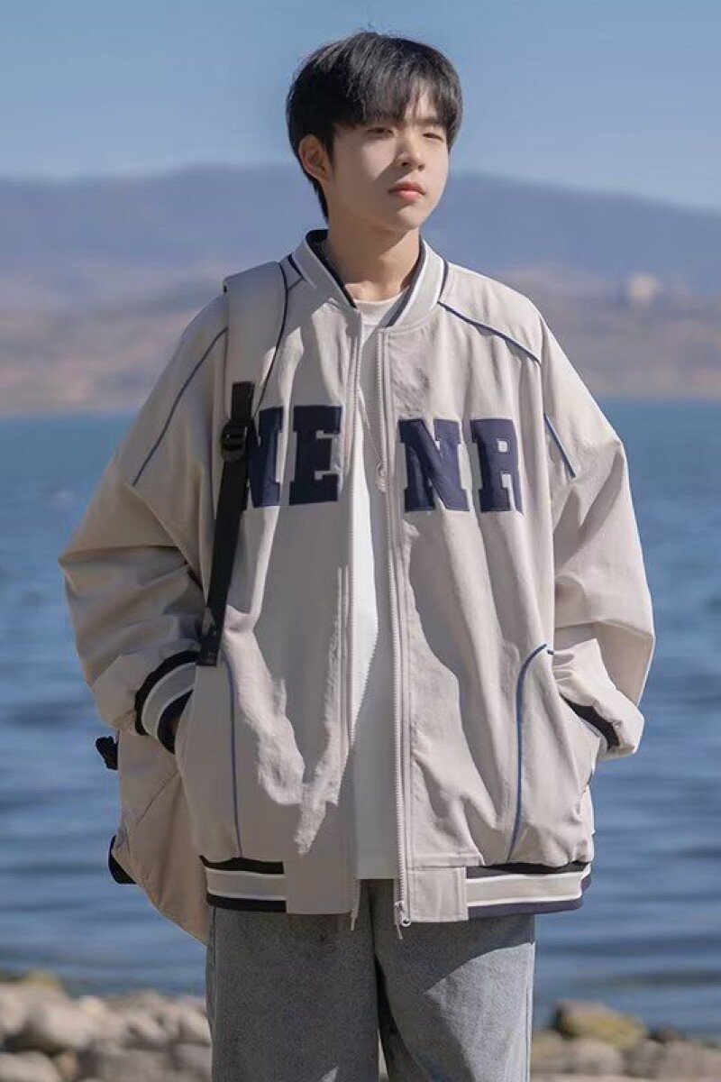 1506/Q6660/P44棒球服男女春秋季潮牌情侣百搭休闲夹克外套1,男装夹克,星座1506