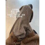 1506/QC31200/P48大码咖色糯米裤女款秋冬新款阔腿休闲裤2，男装休闲裤，星座1506