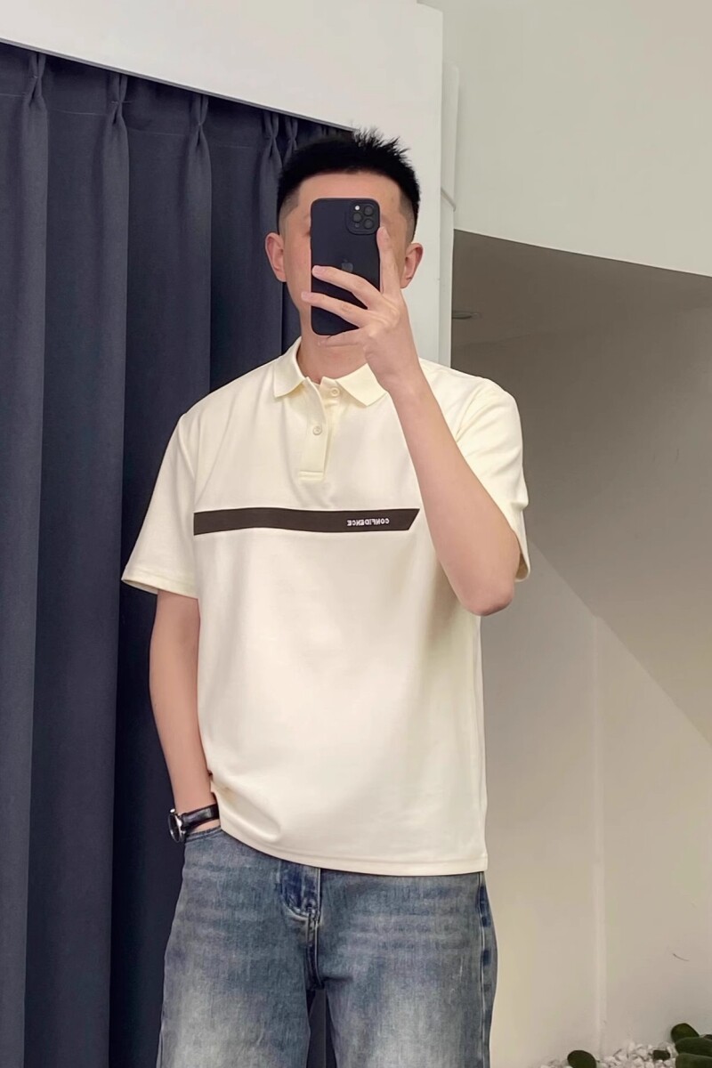 1506/Q260/P34夏季高端撞色翻领polo衫男短袖休闲百搭半袖t恤男1,男装Polo衫,星座1506