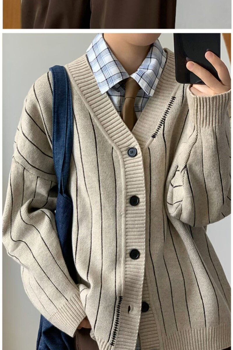 1506/Q32650/P59秋冬新款开衫美式复古休闲V领针织衫男纯色外套2,男装针织衫/毛衣,星座1506