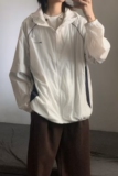 1506/QF260/P53日系复古UPF50+撞色连帽防晒衣男女夏户外防晒服，男装防晒衣，星座1506