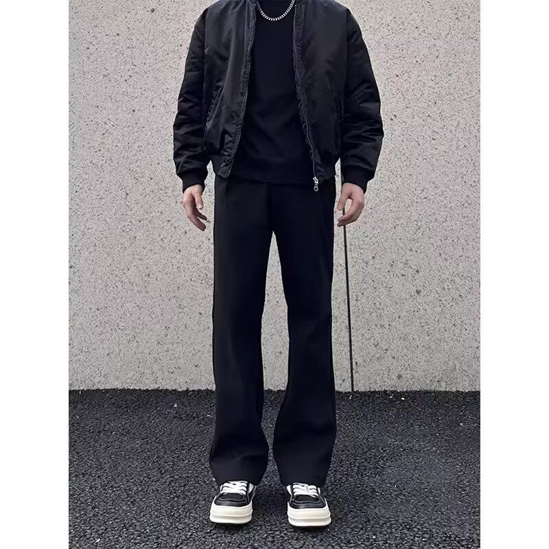 1506/QA1100/P37新款宽松休闲裤男韩版潮流百搭裤子腿拖地长裤1,男装休闲裤,星座1506