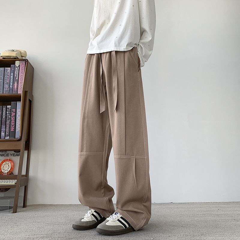 1506/QM88030/P70潮牌美式复古高级感直筒休闲裤男士2图片