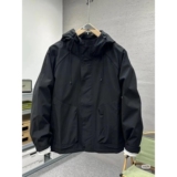1506/Q2170/P55秋季连帽外套男士休闲纯色夹克潮牌宽松户外冲锋衣，男装夹克，星座1506
