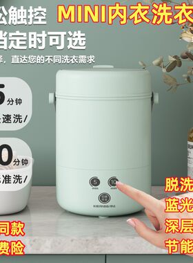 便携衣物护理机自动洗袜子内衣裤