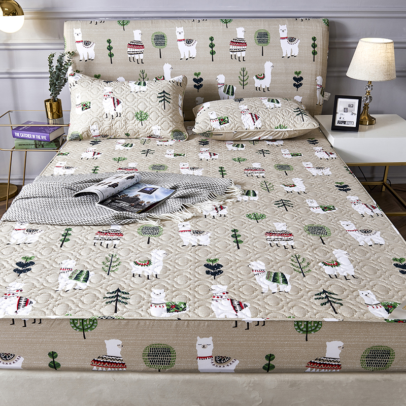 waterproof Cotton clip Bed cover Bedspread singleton ventilation Simmons non-slip dustproof Anti-mite mattress smart coverin the Bedclothes , Fitted  category - from Buy2taobao.com to provide professional Taobao agent buy service